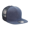 Legend Life-4396 Heathered Flat Peak Trucker