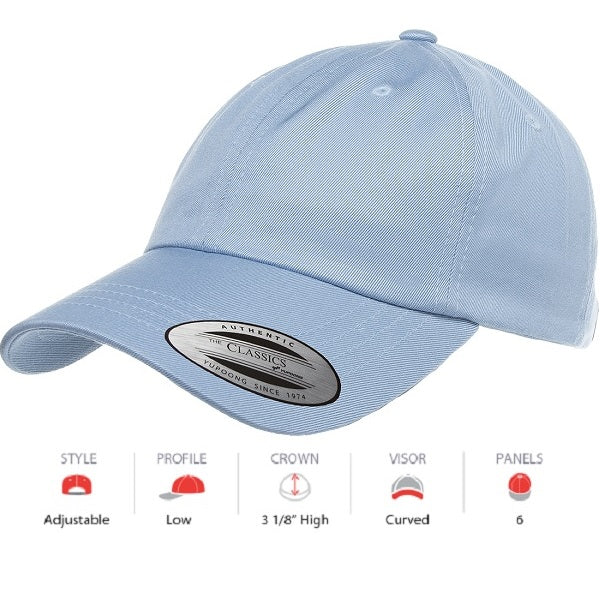 6245CM LowbProfile Cotton Twill Dad Hat (Pack of 5)