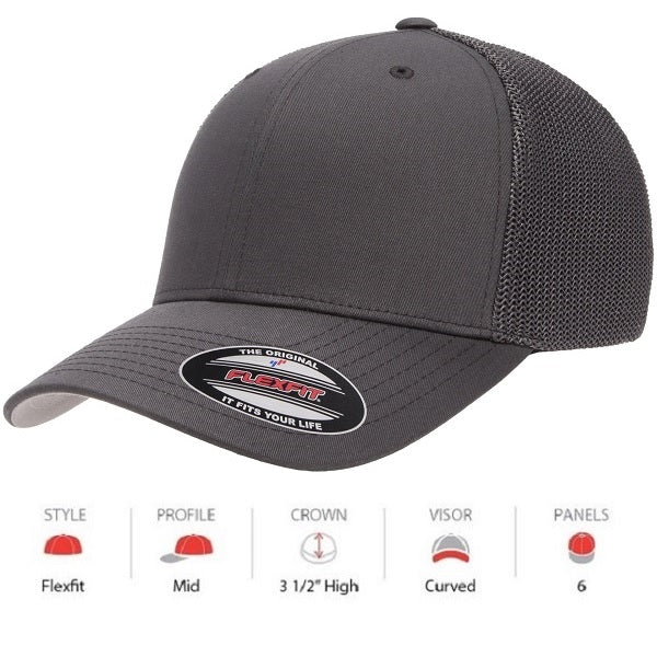 6511 Flexfit Mesh Trucker