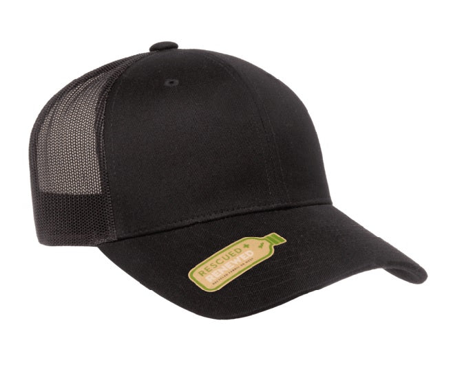 6606R Recycled Mesh Retro Trucker Cap