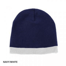 Grace Collection - Acrylic Two-Tone Beanie - AH097