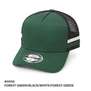 Grace Collection - AH456 - A-Frame Striped Trucker Cap