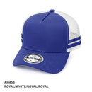 Grace Collection - AH456 - A-Frame Striped Trucker Cap