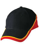Winning Spirit-Tri Contrast Colours Cap-CH38
