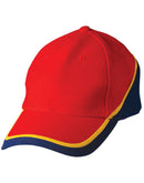 Winning Spirit-Tri Contrast Colours Cap-CH38