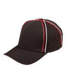 Winning Spirit CH76 Tri-Colour Pique Mesh Cap