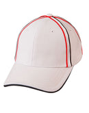 Winning Spirit CH76 Tri-Colour Pique Mesh Cap